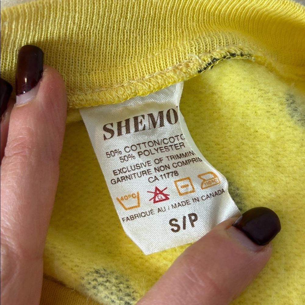 Vintage SHIMO Polka Dot Button-Front Sweatshirt - Size Small - Picture 7 of 8